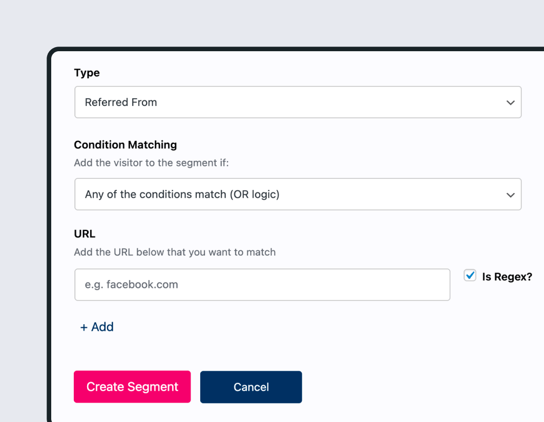 Regex Support For Visited Page Segments And Scoring Rules